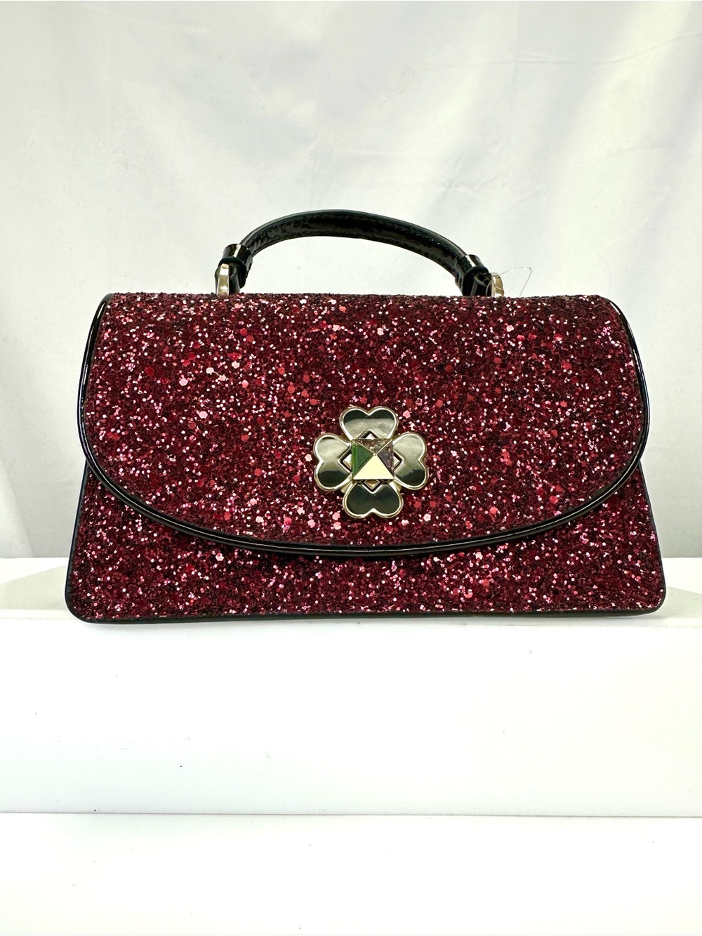 kate spade Odette Pink Glitter Mini Top Handle Crossbody Bag NWT